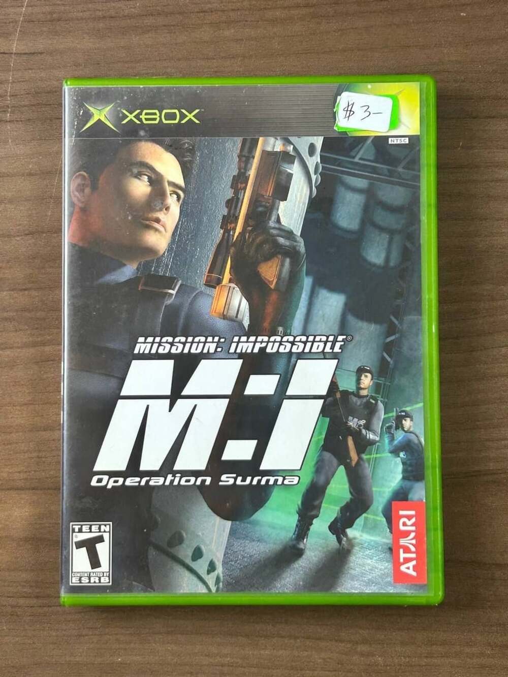 Mission Impossible Operation Surma Microsoft Xbox 2003 Disc Case & Manual